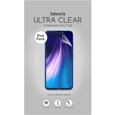 Afbeelding van Selencia Duo Pack Ultra Clear Screenprotector voor de Xiaomi Redmi Note 8 / (2021)
