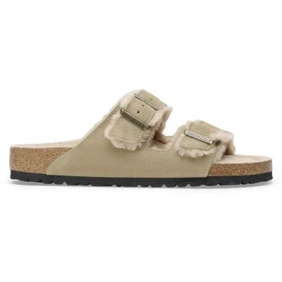 Afbeelding van Birkenstock Muiltjes, Dames, Maat: 41, Beige Leer