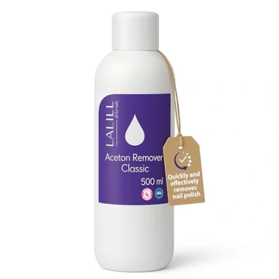 Afbeelding van LALILL Aceton Nagellak Remover 500 ml Voor Hybride, Acryl en Tips Gel Polish Pure UV