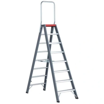 Image de ALTREX Falco escabeau double (FDO) 8 marches avec support pliant 192428