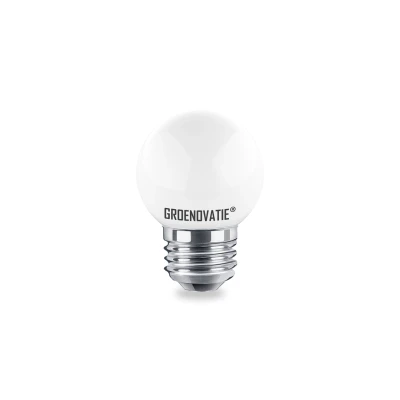 Afbeelding van E27 LED Lamp G45 1.5W Warm Wit