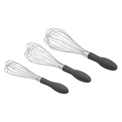 Afbeelding van Amazon Basics Sneeuwborstel van roestvrij staal, grijs, 3 stuks