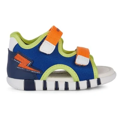 Afbeelding van Geox Iupidoo Outdoorsandalen voor kinderen, Maat: 23, Royal orange Textiel/ synthetisch