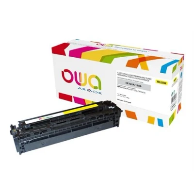 Image de OWA jaune remanufacturé cartouche de toner (alternative for: HP CE322A)