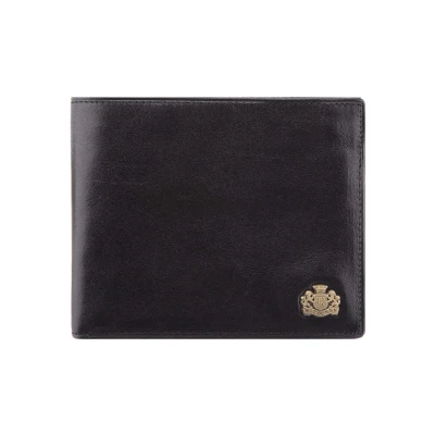 Afbeelding van WITTCHEN Portemonnee Kleur: Zwart Materiaal: Korrelleer Snit: 12 x 9,5 cm Oriëntatie: Horizontaal Collectie: Arizona 10 1 040 1, Zwart, S, Riem, zwart., riem