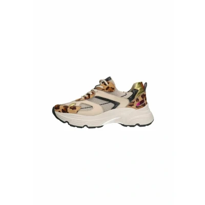 Afbeelding van sacha Sneakers laag, Dames, Maat: 36, Leopard print Schoenen