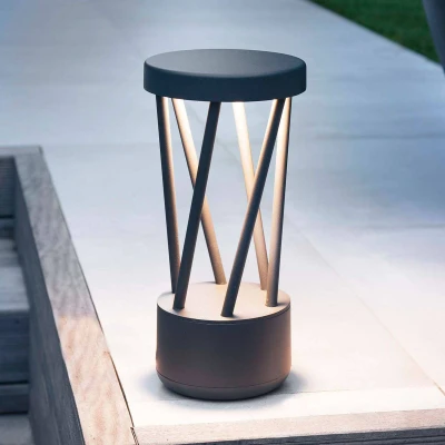 Afbeelding van Faro Barcelona 71286 TWIST LED wandlamp donkergrijs van Stadi RibAUDI