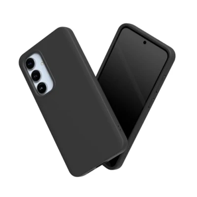 Afbeelding van RHINOSHIELD Hoesje compatibel met [Galaxy S24 FE] SolidSuit dunne hoes schokabsorberende technologie en premium matte afwerking zwart