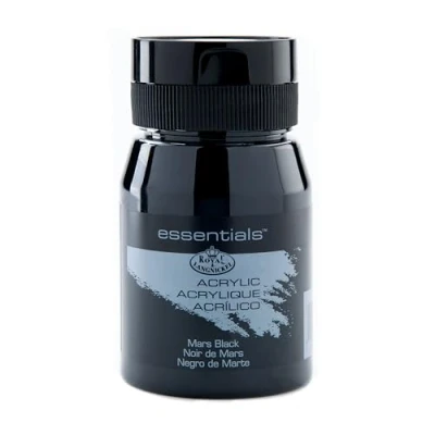 Afbeelding van Royal &amp; Langnickel RAA 5120 Essentials 500 ml acrylverf, Mars Black