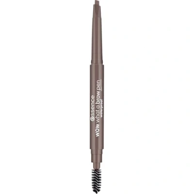Afbeelding van Essence wow what a brow pen waterdicht, Eye Pencil, #01 Light Brown, bruin, direct resultaat, mat, veganistisch, zonder microplasticdeeltjes (0,2 g)