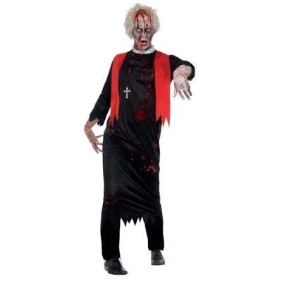 Afbeelding van Smiffys Zombie High Priest Kostuum M/L Zwart