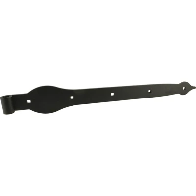 Afbeelding van GB Heng recht voor pen ø16 600mm 45x6mm staal zwart epoxy