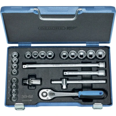 Afbeelding van Gedore 6239700 Dopsleutelset Metrisch 3/8 (10 mm) 22 delig