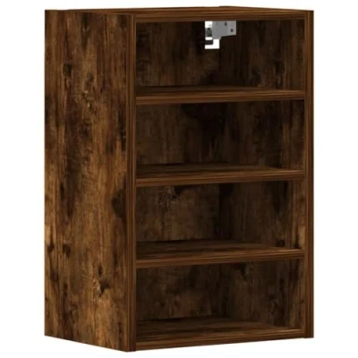 Afbeelding van vidaXL Hangkast 40x29,5x60 cm bewerkt hout gerookt eikenkleurig