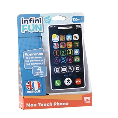 Image de Smartphone bilingue et éducatif Les Tech Too Mon Touch Phone KD