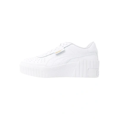 Afbeelding van Puma CALI Wedge Sneakers laag, Dames, Maat: 37, White Leer en imitatieleer