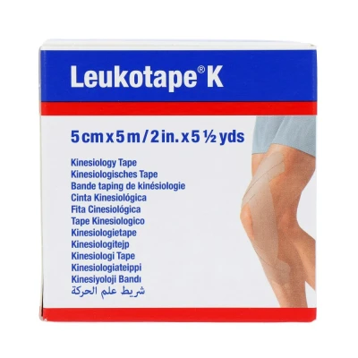 Afbeelding van Leukoplast Leukotape K Kinesiotape Beige 5cmx5m