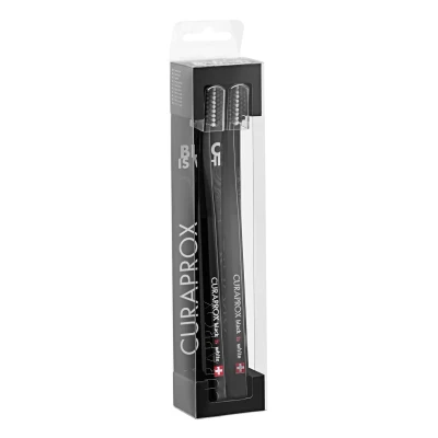 Afbeelding van Curaprox Black IS White BLACK/BLACK DUO Tandverzorging, Maat: One Size,