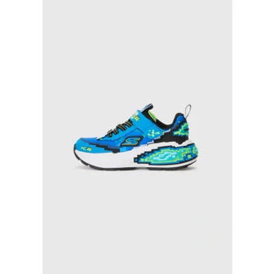 Afbeelding van Skechers MEGA Craft 4K Sneakers laag voor kinderen, Maat: 28, Blue/lime/black Schoenen