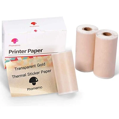 Afbeelding van Phomemo M02/M02Pro/M02S/M03/M03AS/M04S/M04AS Papierrollen, 53 mm x 3,5 m, 3 stuks