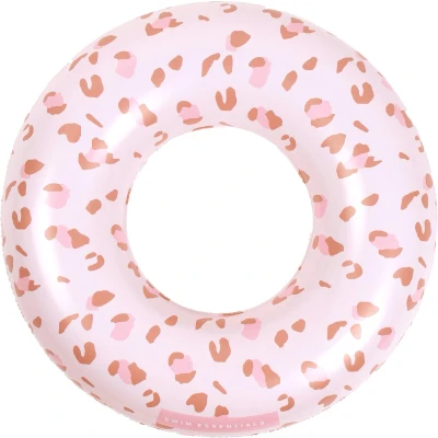 Afbeelding van Swim essentials zwemband panterprint oudroze Ø 50 cm