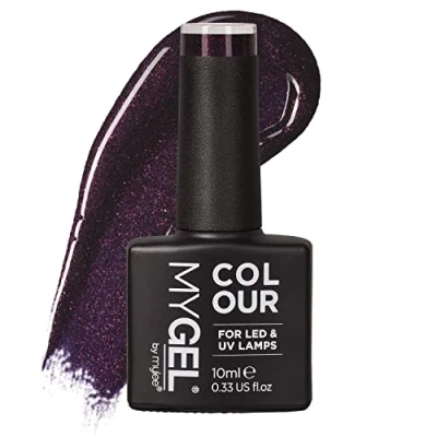 Image de Mylee Deep Purple Vernis à ongles gel UV LED 10 ml Manucure pédicure pour usage professionnel en salon et la maison Longue durée facile appliquer