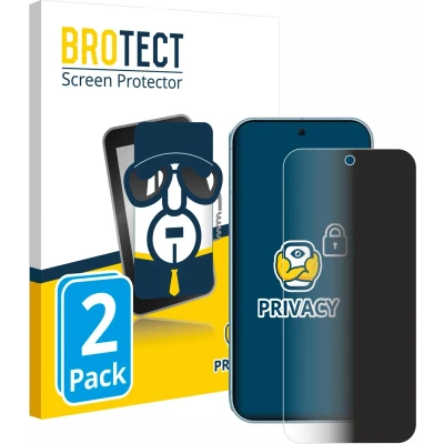Afbeelding van BROTECT privacy screenprotector voor Google Pixel 9 Pro XL Folie Beschermfolie Blauwlichtfilter (2 Stuks)