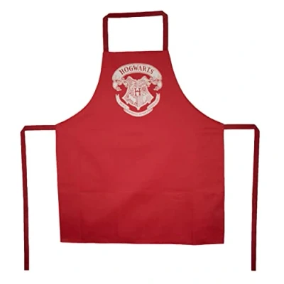 Afbeelding van Schort Harry Potter Hogwarts Logo Rood