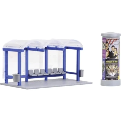 Afbeelding van Kibri 38142 H0 Decoratieset bushalte
