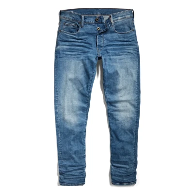 Afbeelding van G Star 3301 Straight Tapered Jeans Fit, Heren, Maat: 28x30, Blue