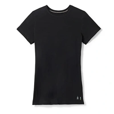 Afbeelding van Smartwool Short Sleeve TEE Tshirt basic, Dames, Maat: Small, Black