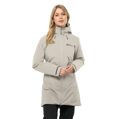 Afbeelding van Jack Wolfskin Parka, Dames, Maat: Small, Seal