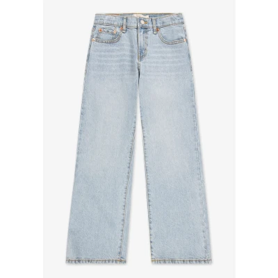 Afbeelding van Levi&#039;s LVG wide leg W/ Destruction Straight jeans voor kinderen, Maat: 92, Far and