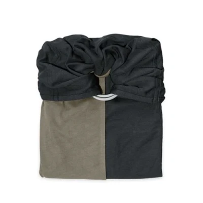 Image de La petite écharpe sans nœud anthracite/olive