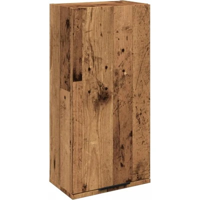 Afbeelding van vidaXL Badkamerkast wandgemonteerd 32x20x67 cm artisanaal eikenkleur