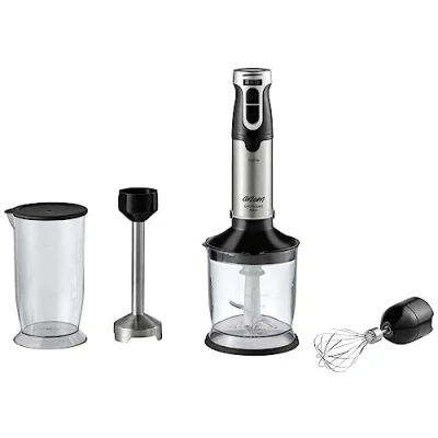 Afbeelding van arzum AR1162 Staafmixer 1000 W Met maatbeker, mixbeker, Traploze snelheidsinstelling Zwart, RVS