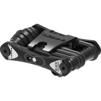 Afbeelding van Lezyne Multi Tool Rap II 25 Multitool voor fietsen Lichtgewicht aluminium Quick link houder, HEX, TORX, PHILLIPS, FLATHEAD, kettingbreker, 8/10MM sleutel, 4 spaaksleutels, schijfremwig, rotoruitrij gereedschap, Co2 dispenser Zwart