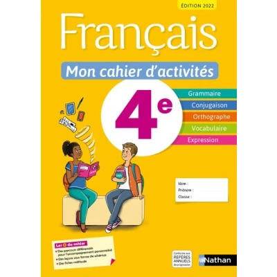 Image de Français Mon cahier d&#039;activités 4e Elève 2022