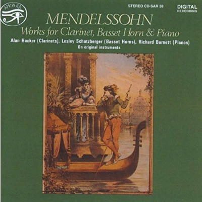 Afbeelding van Hacker, Schatzberger, Burnett Mendelssohn: Works For Clarinet &amp; P (CD)
