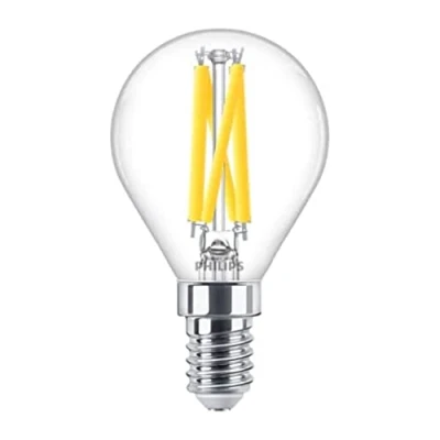 Afbeelding van Philips LED Kogellamp Transparant 40 W E14 Dimbaar warmwit licht