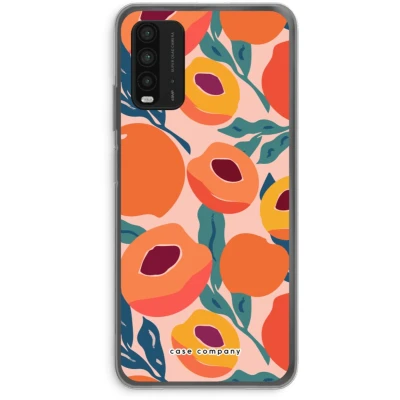 Afbeelding van Case Company® hoesje geschikt voor Xiaomi Redmi 9T Perzik Soft Cover Telefoonhoesje Bescherming aan alle Kanten en Schermrand