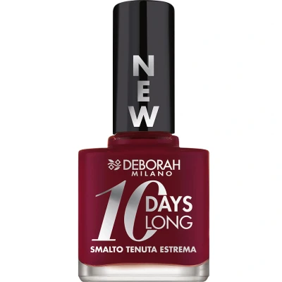 Afbeelding van Deborah 10 Days Long N.884 Cherry nagellak, houdt tot dagen zonder bijwerken of uv lamp, voor verzorgde en heldere nagels