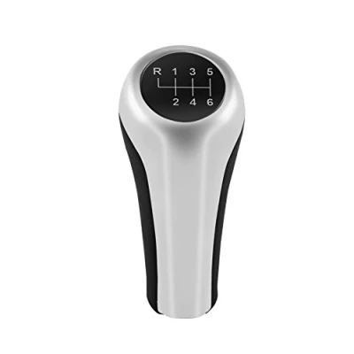 Afbeelding van Keenso Versnellingspookknop met 6 versnellingen, versnellingsknop, handmatig, auto shifter adapter stick kop voor E30 E32 E36 E46 E39 E34 Z3 E90 E91 E92 X1 X3 X5
