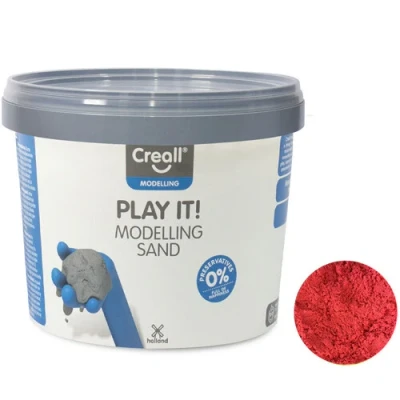 Afbeelding van Creall modelleer zand 750 gr rood