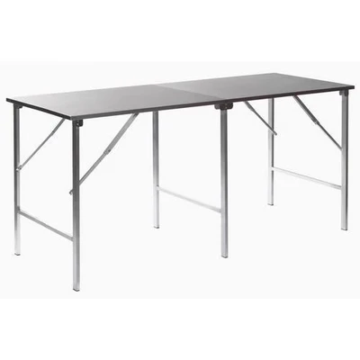 Afbeelding van Stainless steel working table foldable