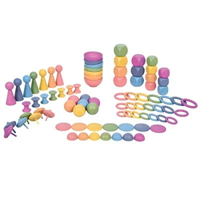 Afbeelding van Tickit speelfiguren regenboog 84st