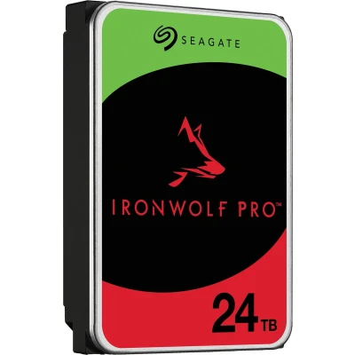 Afbeelding van Seagate IronWolf Pro 24 TB, NAS interne harde schijf, 3,5 inch, 7200 rpm, CMR, 256 MB cache, SATA 6 GB/S, incl. 3 jaar Rescue Service, model: ST24000NT002