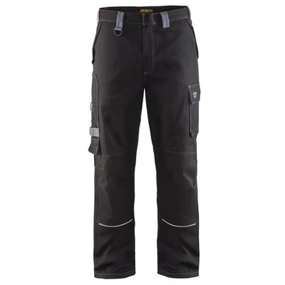 Image de Pantalon retardant flamme noir/gris