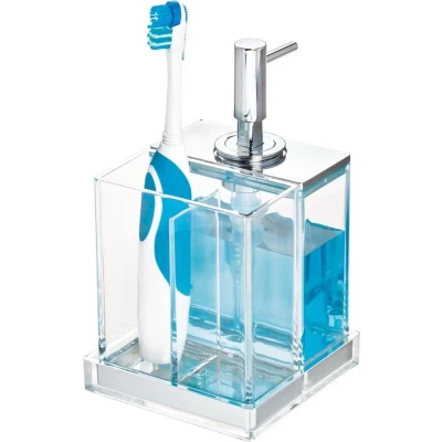 Afbeelding van iDesign Zeepdispenser met tandenborstelhouder