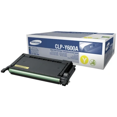 Image de Samsung CLP Y600A jaune originale cartouche de toner